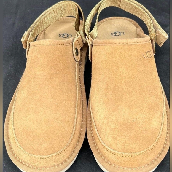 UGG Tan Suede Mules - Picture 3 of 6